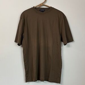 Belstaff Brown Short Sleeve Crewneck Tee